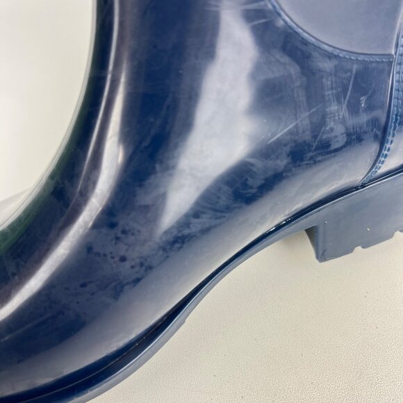 Tommy Hilfiger Womens Karissa Blue Rain Boots Pull On Water Resistant size 9 - Picture 13 of 16